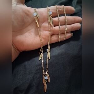 Gold leaf Necklace